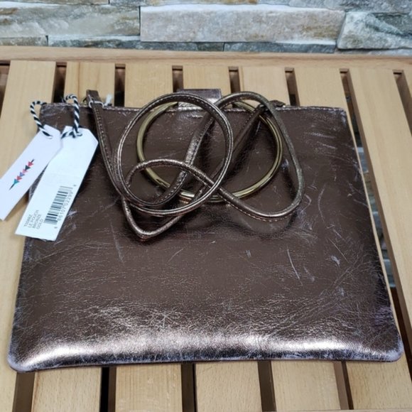 THACKER Le Pouch Leather Ring Handle Crossbody Bag - Picture 10 of 10